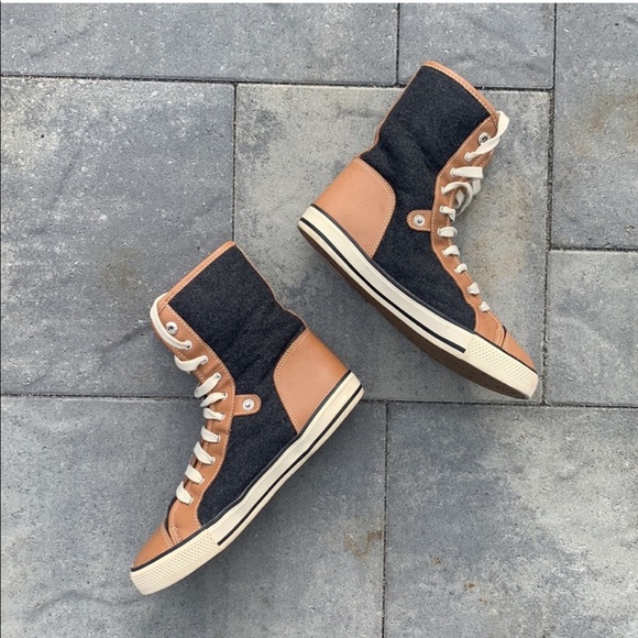 Tory Burch Benjamin High-Top Sneakers 👟 - Picture 11 of 16
